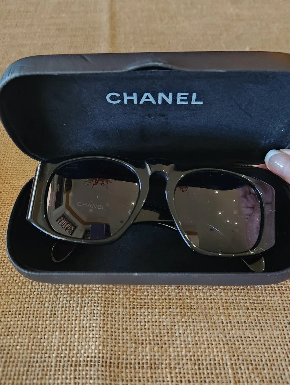 Chanel Sunglasses Black & Goldtone 01450 94305 Re Poshing From Andrews777